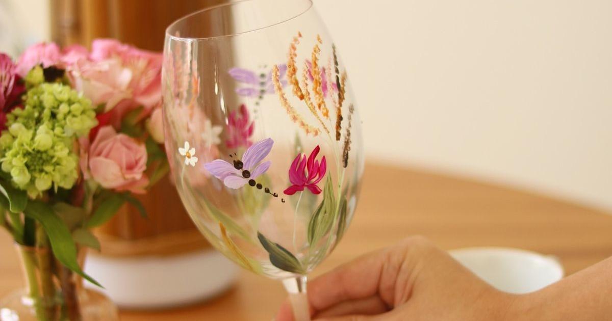 Art, Wine & Pizza | Pintura da taça